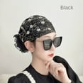 thumbnail image 6 of Hot Sale Female Lace Embroider Headwrap Postpartum Cap Cover White Hair Turban Headwear Headband Cap Hair Band 08, 6 of 8