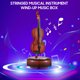 thumbnail image 5 of Caja de música de violín Caja de música clásica de cuerda Caja de música giratoria, 5 of 8