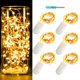 thumbnail image 1 of OakHaomie [paquete de 6] Cadena de luces estrelladas de 7 pies, cadena de luces de hadas, 20 LED micro estrellados en alambre de cobre, 2 pilas CR2032 incluidas, trabajo para centro de mesa de boda, f, 1 of 4