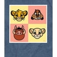 thumbnail image 3 of The Lion King - Faces Lion King Grid - Youth Short Sleeve Graphic T-Shirt, 3 of 5