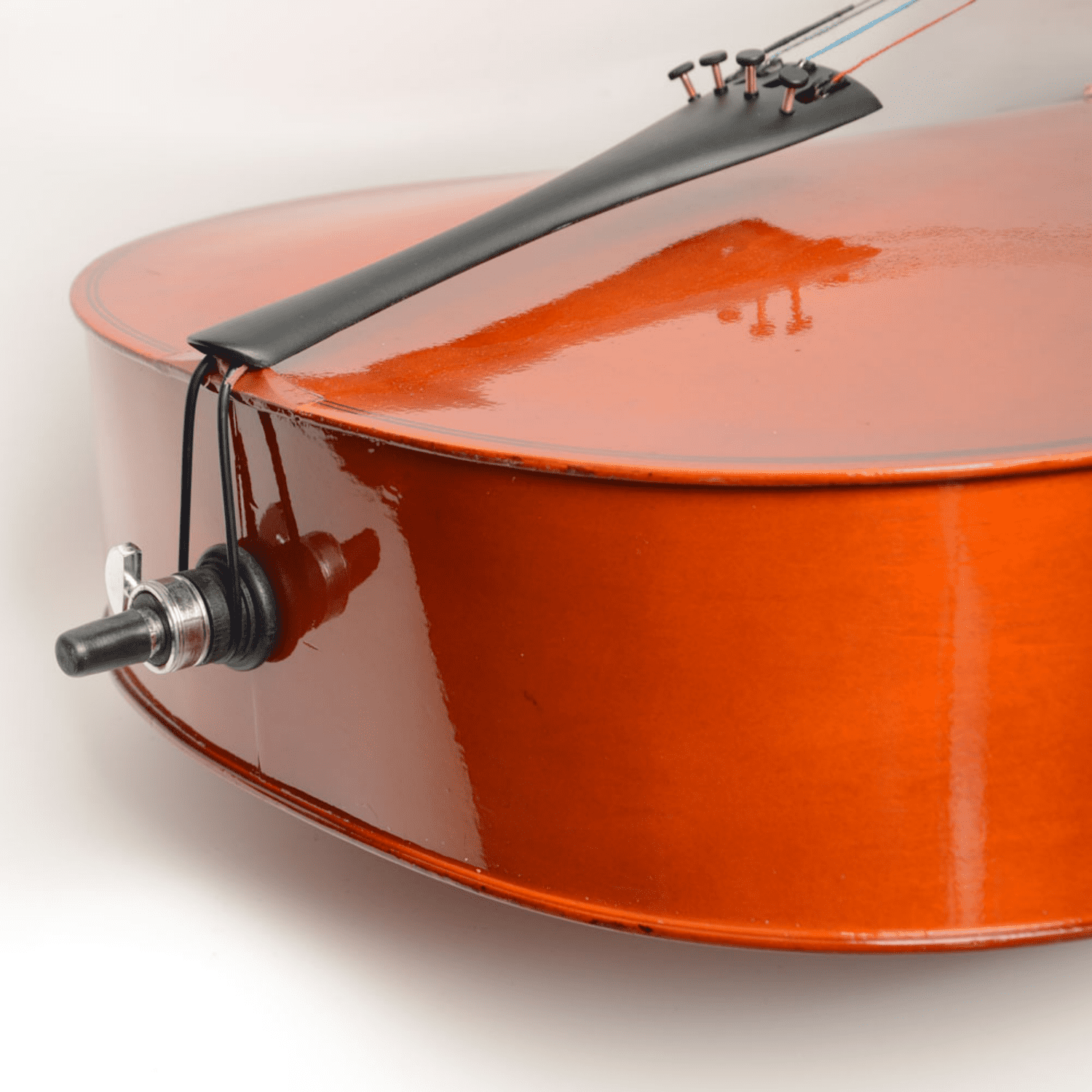 Hassch 4/4 Acoustic Cello with Case, Bow and Rosin for Beginner Adults, Retro Color