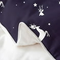 thumbnail image 5 of Erosebridal Deer Bedding Set 100% Cotton Lovely Animals Comforter Cover Full Galaxy Starry Sky Duvet Cover Christmas Snow Winter Bedspread Cover Bedroom Decor, 5 of 6
