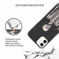 thumbnail image 3 of Rock Skull Case for iPhone 12 Mini,Aesthetic Art Design Pattern Soft TPU Bumper Case Cover, 3 of 5