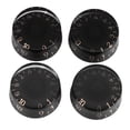 thumbnail image 2 of 4Pcs Guitar Top Hat Knobs Electric Guitar Volume Tone Control Knobs Plastic Adjustment AMP Effect Pedal Control Knobs, 2 of 8