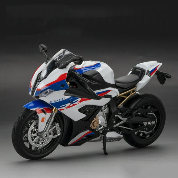 1:12 S1000RR Model Motorcycles Kawazaki NINJA H2R Toys Alloy Diecast Sound Light Shock Absorption Simulation Motorcycle Boy Gift