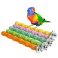 thumbnail image 2 of 5 Pcs Support à Oiseaux Perches Interactif Résistant aux Morsures Cage à Oiseaux Perches Jouets Support en Bois Perches, 2 of 10