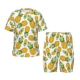 thumbnail image 1 of Balery Pineapple Conjunto de Pijama Infantil de Manga Corta con Estampado – Ropa de Dormir de Algodón Suave-Medium, 1 of 6