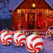LEFTHIGH Home Christmas Decoration 60cm Outdoor Christmas Inflatable Decorated Pvc Inflatable Christmas Christmas Tree Decorations Dorm Room Essential