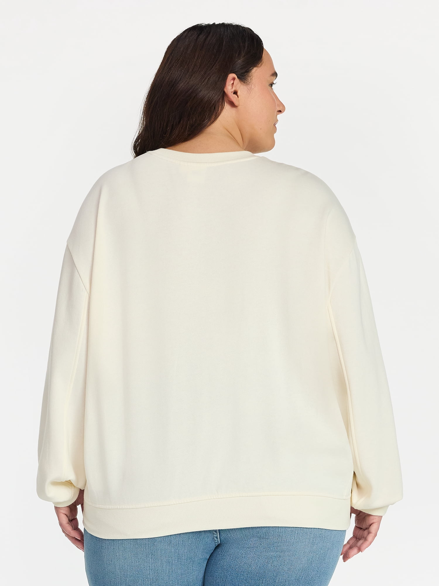 Wicked Women’s and Women’s Plus Embroidered Graphic Sweatshirt, Sizes XXS-4X