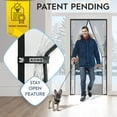 thumbnail image 2 of AUGO Cortina de puerta con aislamiento térmico magnético – Cubierta de puerta de EVA transparente para invierno – Mantiene el aire caliente dentro y el aire frío fuera – Productos de invierno para el, 2 of 6