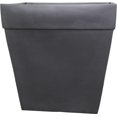 thumbnail image 1 of Hometrends - Jardinière carrée lisse noire de 14 pouces, 1 of 2