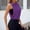 Purple, variant on Brown Womens Padded Cami Tank Tops Gym Tops For Women Polyester,Spandex Adjustable Strap Tank Tops with Shelf Bra Stretch Undershirts Women's Tank Tops L