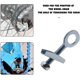 thumbnail image 3 of 4 Uds. Tensor de eje de rueda de cadena ajustable de 10mm/12mm con tornillos para bicicleta eléctrica esquí esquí Gafas de esquí, 3 of 5