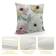 thumbnail image 4 of PHYHOO Brown White Grey Pillow Covers  Flower Throw Pillow Cover for Couch Modern Decorative Watercolor Floral Cushion Cover for Sofa Bedroom Living Room Farmhouse Home Decor, 4 of 5