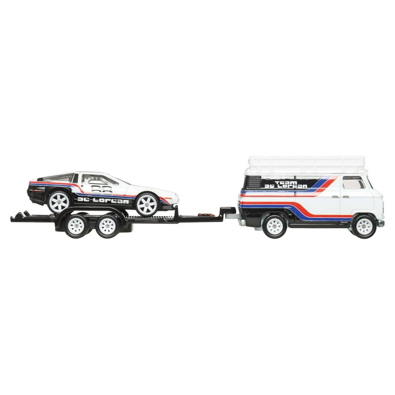 Hot Wheels® Team Transport Truck & Race Car, Gift for Racing