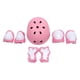 thumbnail image 5 of Juego de casco de bicicleta para niños, 7 piezas, casco para niños, rodilla, casco para niños, rodilleras, coderas, muñequeras, casco para niños, juego de rodilleras, diseño aerodinámico, 5 of 9