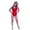 Red, variant on Velvet Leotard Adult Suit - Red, Medium