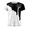thumbnail image 4 of Azrian Shirt for Men's Fashion Summer Neckline T-shirt 3D Printing Pattern Short Sleeve, 4 of 5