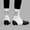 White, variant on God First Spats / Cleat Covers