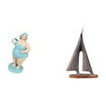 thumbnail image 1 of Estatua De Resina De Mujer Playera Con Velero Decorativo. Figura Decorativa De Mesa. Ideal Para Hoteles, Escritorios Y Salas De Estar., 1 of 8