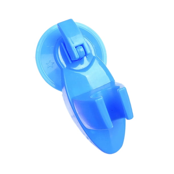 Toystoory Soporte de cabezal de ducha montado en la pared para baño, soporte de boquilla ajustable móvil sin perforaciones, Pedestal de baño para Juegos de accesorios de baño Azul Toystoory JJ14711-02B