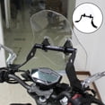 thumbnail image 4 of Parabrisas delantero de plástico ABS para motocicleta universal, 4 of 9