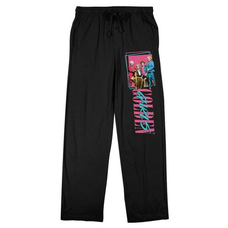 

Golden Girls Miami Golden Girls Men’s Black Sleep Pajama Pants-XL