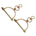 2PCS Cow Bull Cattle Nose Ring Stainless Steel Swivel Half Hoof Nose 2pcs-cow-bull-cattle-nose-ring-stainless-steel-swivel-half-hoof-nose