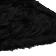 thumbnail image 1 of Amazing Rugs LSRBK5520-35 Cozy Collection Ultra Soft Fluffy Faux Fur Sheepskin Area Rug, Black, 1 of 1