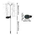 thumbnail image 3 of Luces solares para jardín decoración al aire libre,100 LED luces artificiales de alambre de cobre para árboles,luces solares de estaca para patio,jardín,Navidad,fiesta,patio, 3 of 7