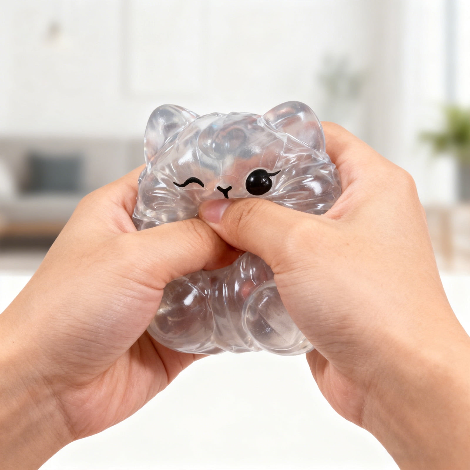 Bear Squeeze Toys, Cute Sensory Stress Balls for Anxiety Relief, Taba Squeeze Balls Fidget Toys for Adult