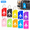 Mixed Color, variant on 10 Pack Mixed-Color Silicone Luggage Tags with Stainless Steel Loops, TSA-Friendly Privacy Cover Travel ID Tags for Suitcases & Various Bags
