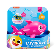 Robo Alive Junior Baby Shark Battery-Powered Sing and Swim Bath Toy by ZURU Mom