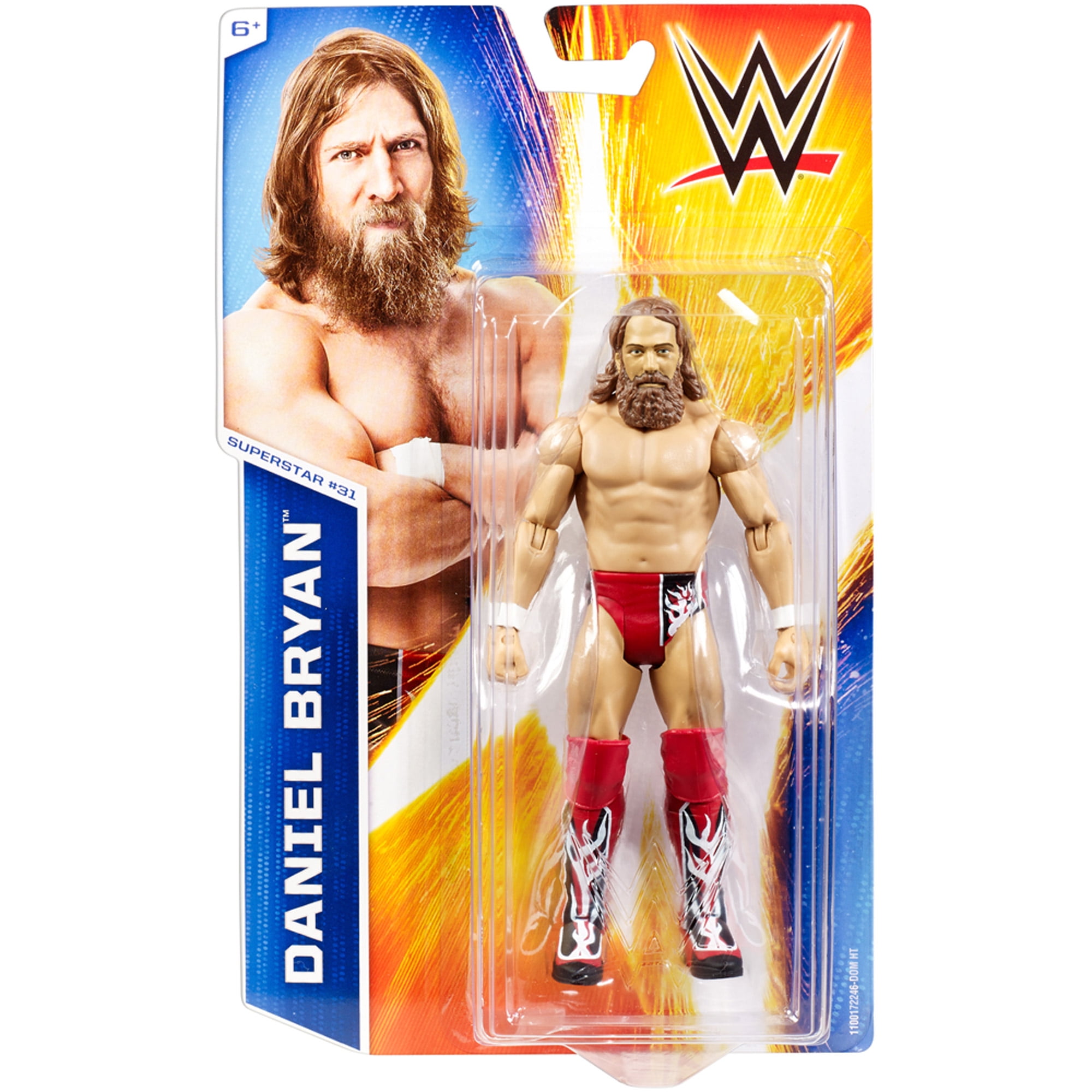 WWE Daniel Bryan Action Figure - Authentic Superstar Details