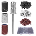 thumbnail image 3 of Nail Sanding Bands, Abrasion Resistance 180 Sanding Bands 80/120/180 Set 210 Pcs For Nail Drill Bits ANGGREK No, 3 of 7