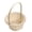 B, variant on Small Wicker Basket, Mini Carry-All Container, Weave Holder with Grip, Beige Tone, Ideal for Tabletop Sill Display Gathering