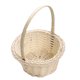 thumbnail image 1 of Elegante cesta de flores de ratán trenzado con asa para niñas de las flores de boda, accesorio fotográfico rústico y accesorio decorativo para fiestas. Aestivo | B | AESTIVO, 1 of 7