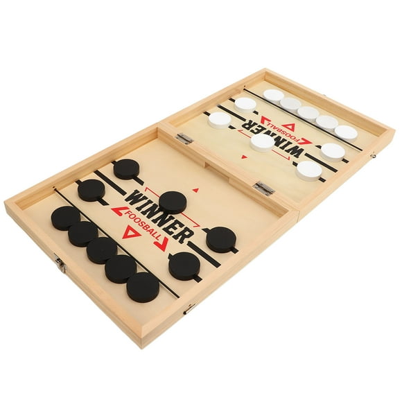 Fast Sling Board Game, Slingshot Battle Game Two Player Foldable with 20 Pieces for Party