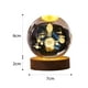 thumbnail image 3 of Luz De Noche De Bola De Cristal Crystal Ball Night Light Handicraft USB Plug-in Lámpara de escritorio (Astronaut Galaxies), 3 of 5