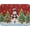 Christmas, variant on Fourth of July Independence Memorial Dish Drying Mat for Kitchen Counter,Blue White Star Patriotic Red Drying Mat 16 x 18 Inch with High Absorbent Microfiber Dish Drying Mat for Coffee Bar
