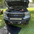 thumbnail image 2 of Vijay Compatible with 2019-2020-2021-2022-2023 Ford Ranger Front Bumper Textured Black Steel with Light sand D-rings, 2 of 8
