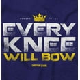 thumbnail image 2 of Every Knee Will Bow Scripture Sweatshirt for Men or Women Brisco Brands L, 2 of 6