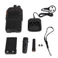thumbnail image 1 of Walkie Talkie inalámbrico 3W Radio portátil de 2 vías 16 canales 400-480MHz para hoteles centros comerciales enchufe del Reino Unido, 1 of 10