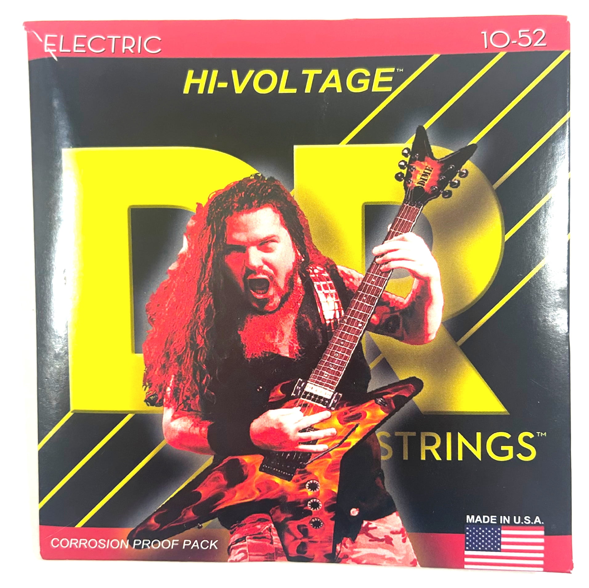 DR Guitar Strings Electric 5 Sets Dimebags Hi-Voltage 10-52