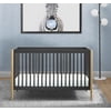 Delta Children Casey 6-in-1 Convertible Baby Crib, Charcoal Grey