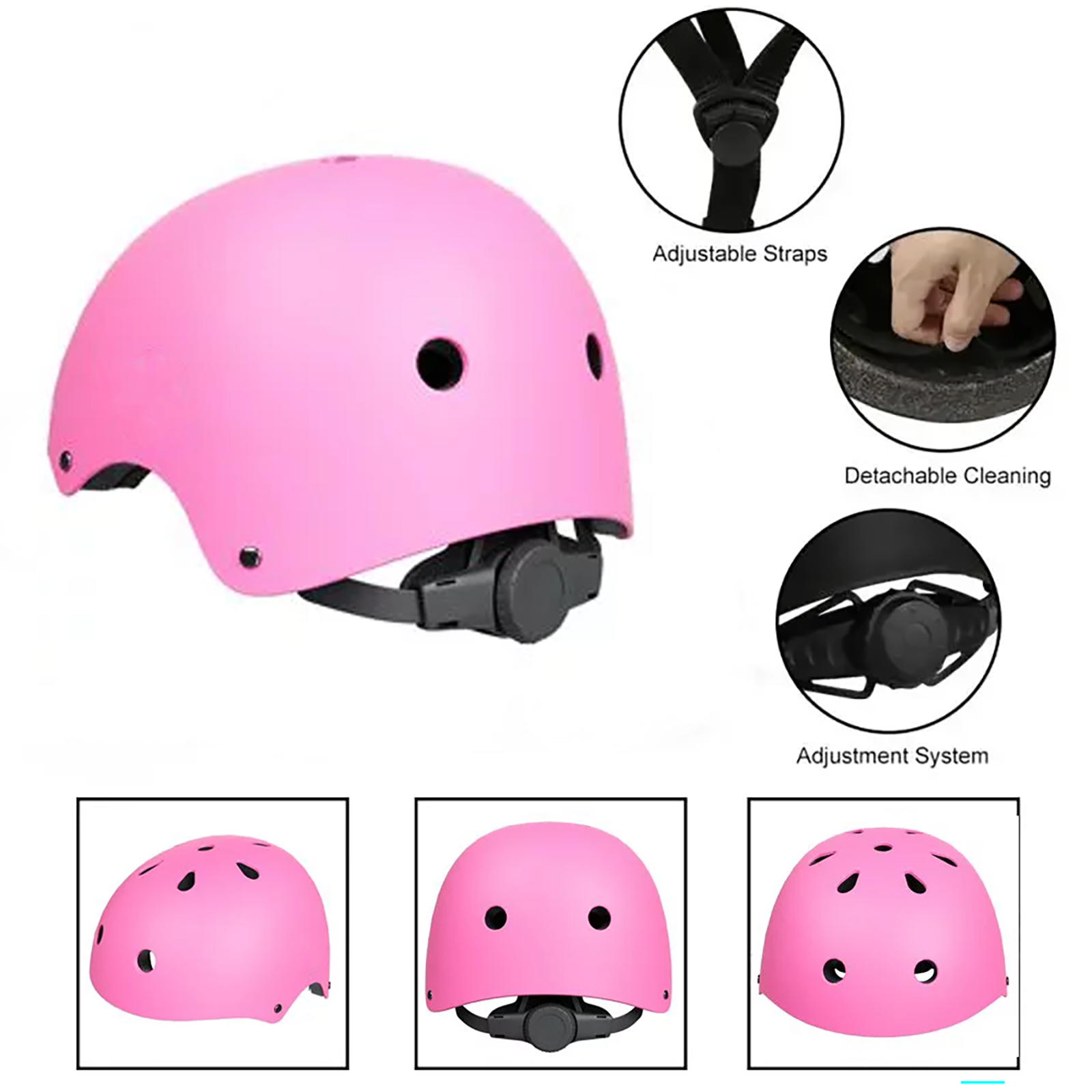 Yuphony Multi-Sport Kids Bike Helmet Ages 5+ photo 2