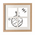 thumbnail image 1 of Star Kids Move Satellite Art Deco Fashion Frame Wall Tabletop Display 4 Openings Picture, 1 of 3