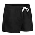 thumbnail image 4 of AXXD Black Basketball Shorts Men Summer Breathable Beach Shorts Sports Shorts Elasticated Lace-up Trousers Father's Day Gift, 4 of 5