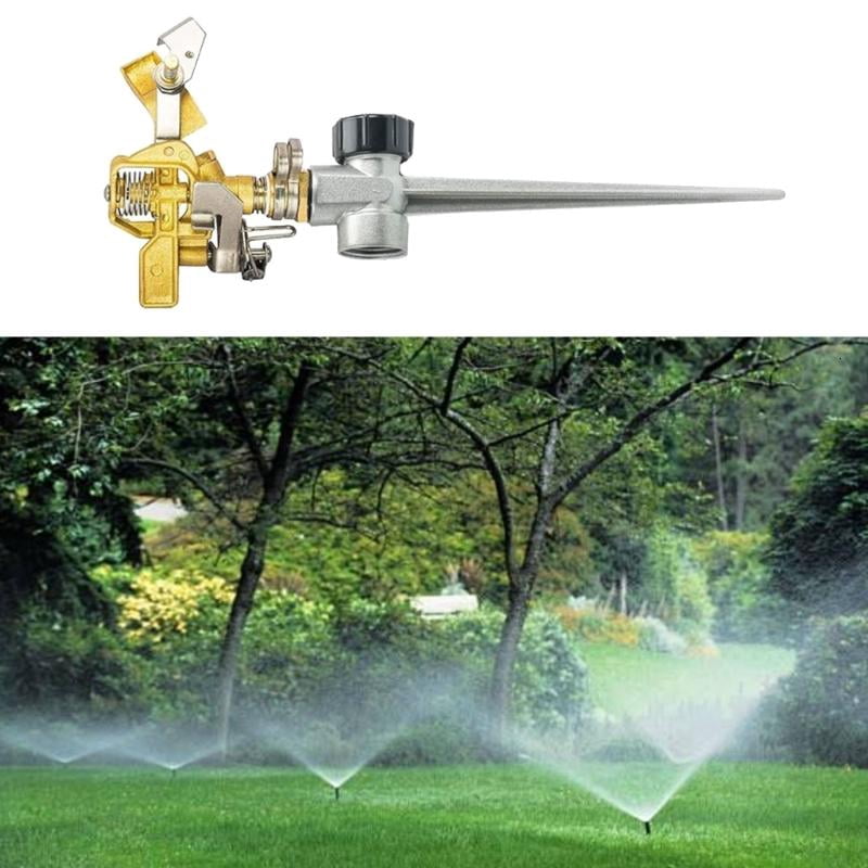 ANXPTIME Heavy Duty Zinc Alloy Oscillating Sprinkler Nozzle Perfect For Large Lawns