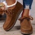 thumbnail image 4 of YOUYEDIAN Flat Shoes for Women Spring Fall Dressy Loafers Slip on Non Slip Casual Walking Shoes Office Closed Toe Orthopedic Shoes (Brown), 4 of 6